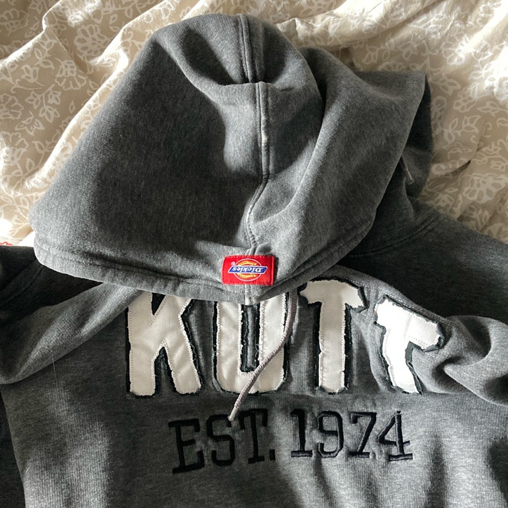 Vintage Dickies Grey Pullover Hoodie